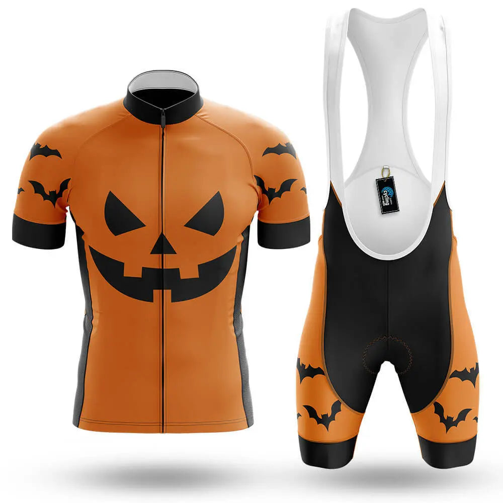 Pumpkin Face - Orange - Men's Cycling Kit