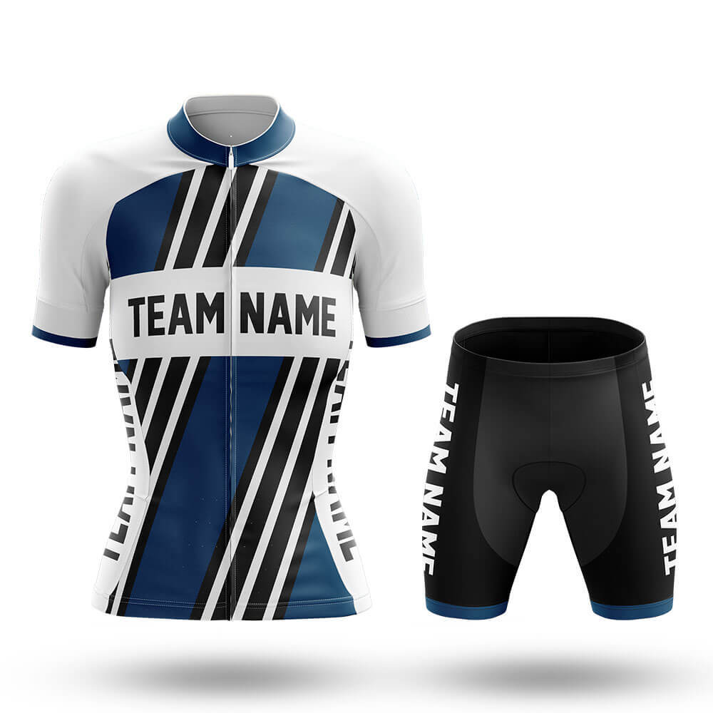 Custom Team Name M5 Navy - Women's Cycling Kit