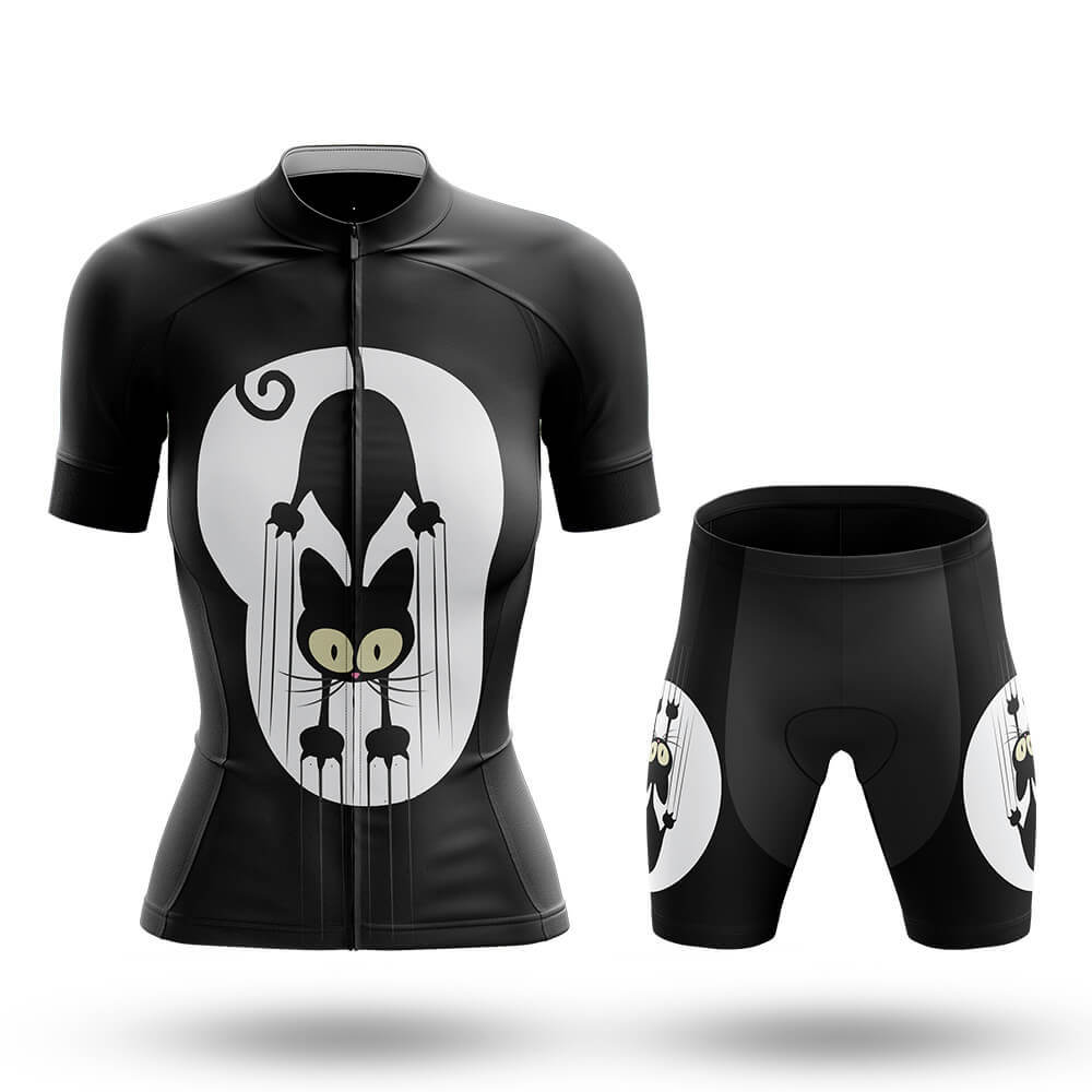 Black Cat Clawing - Women's Cycling Kit