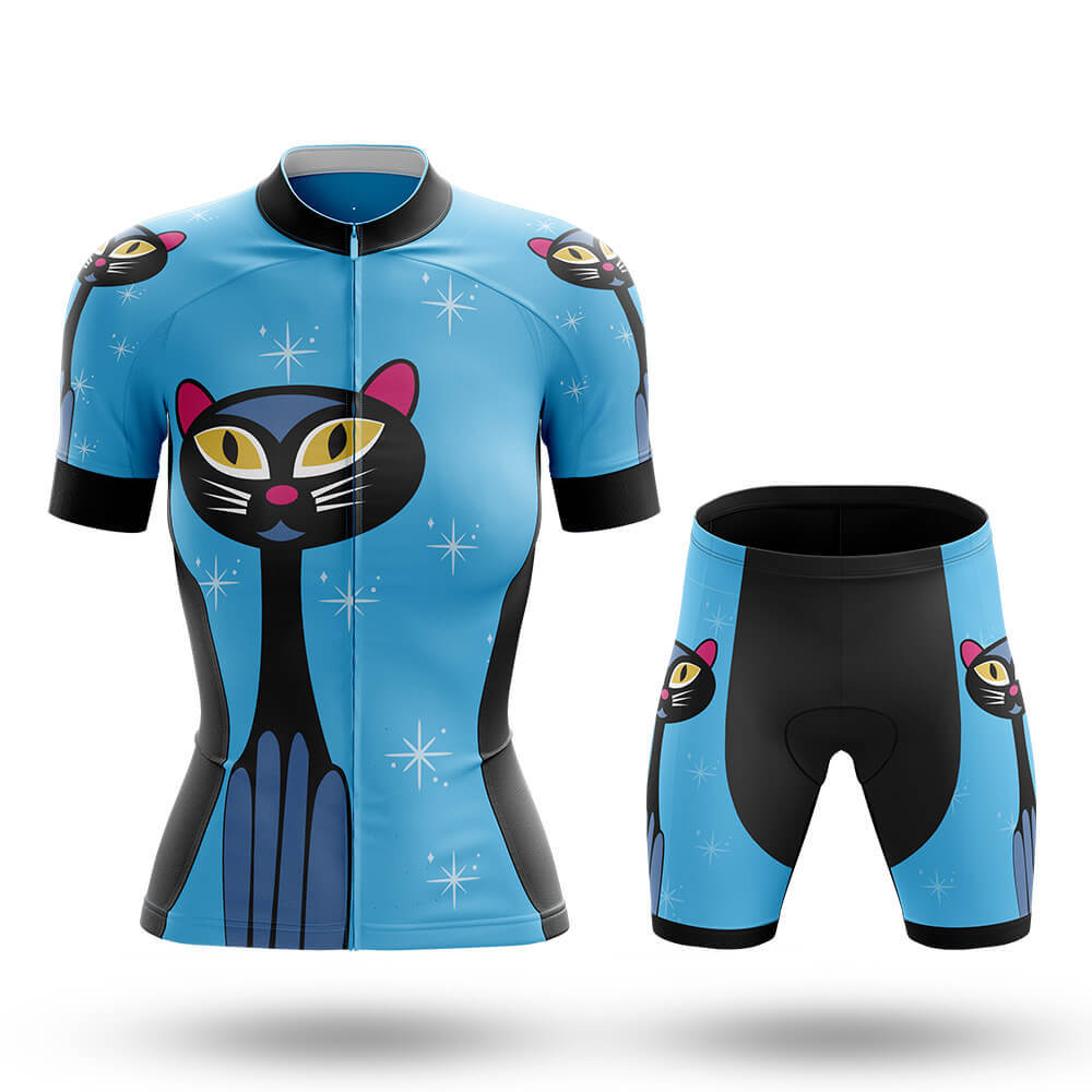 Night Cat Blue - Women's Cycling Kit