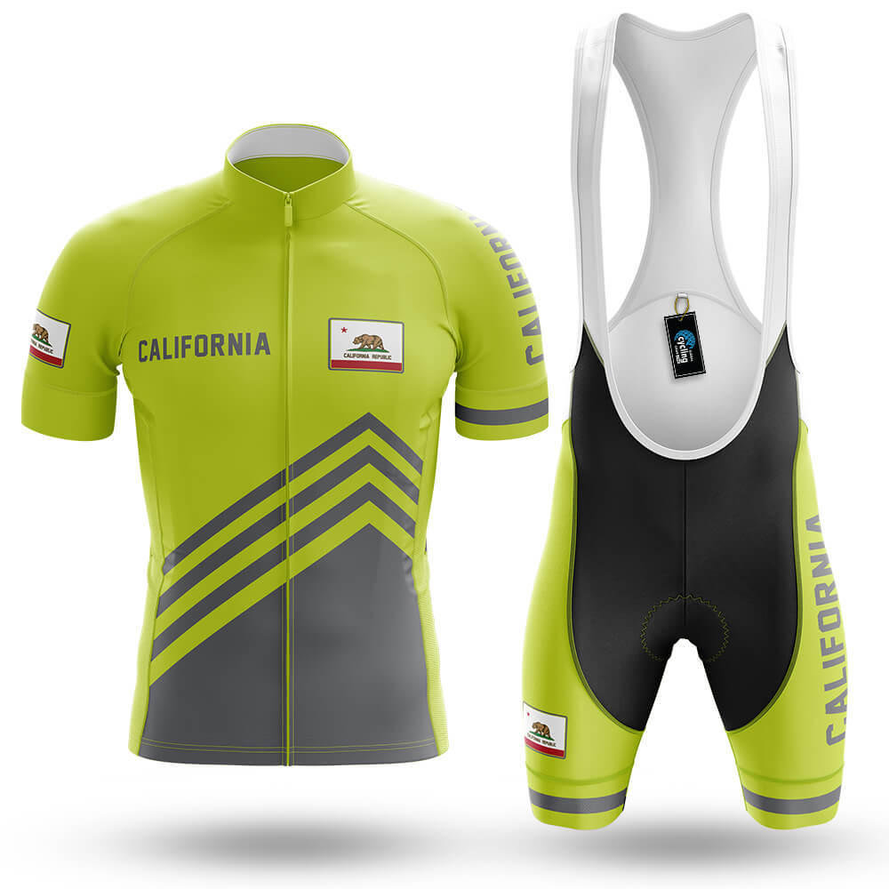 California S4 Lime Green - Men's Cycling Kit