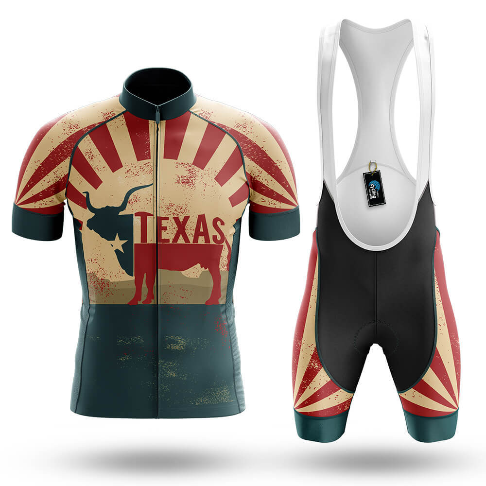 Texas Flag Longhorn - Men's Cycling Kit