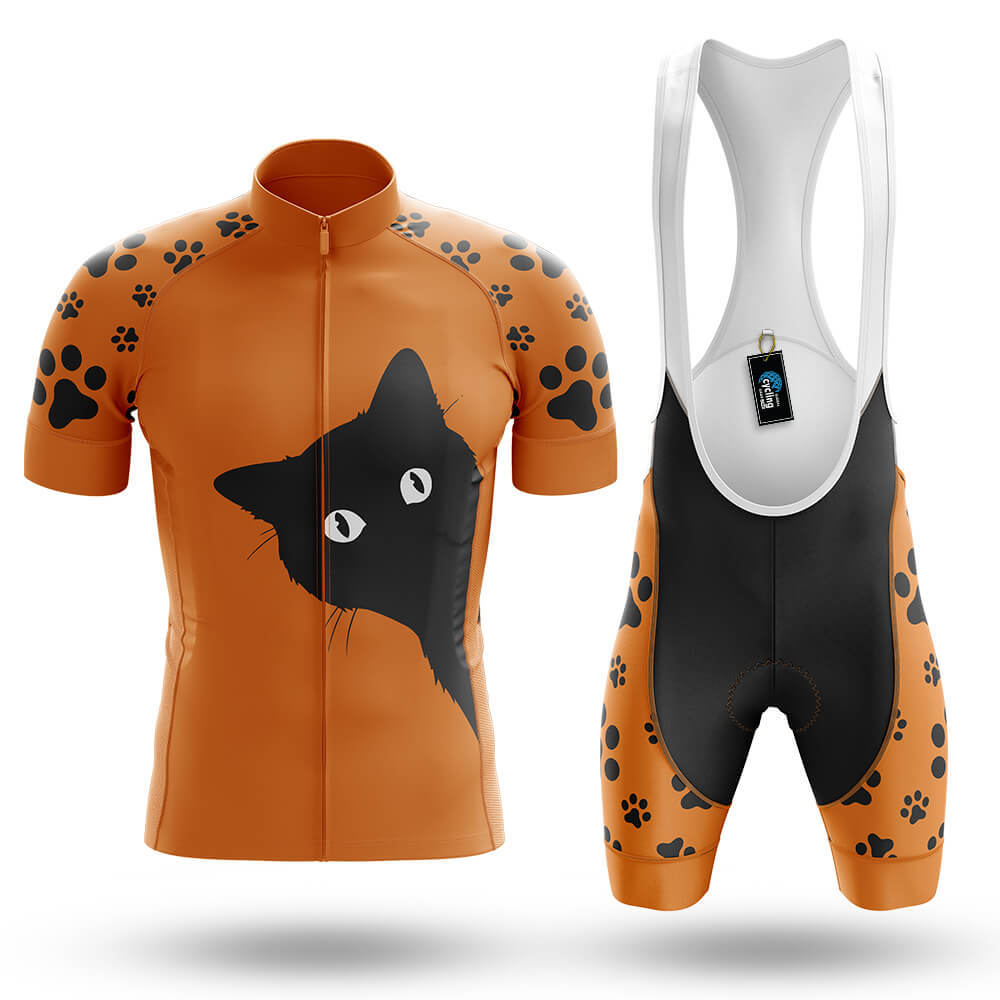 Peeking Black Cat - Men's Cycling Kit