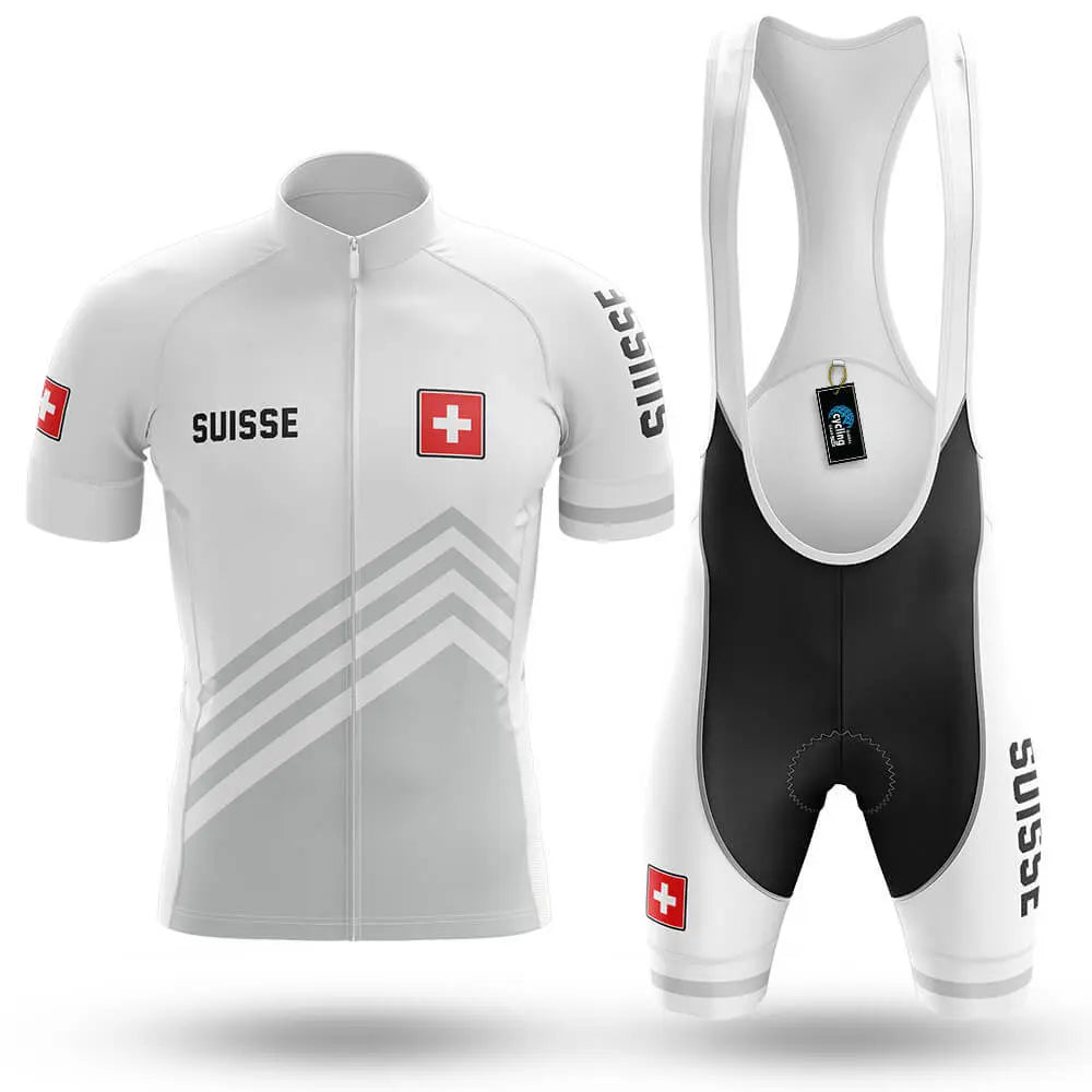 Suisse S5 White - Men's Cycling Kit