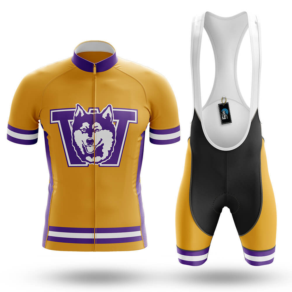 Retro Washington Huskies - Men's Cycling Kit
