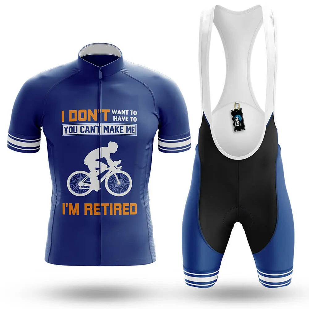 I'm Retired - Navy - Men's Cycling Kit