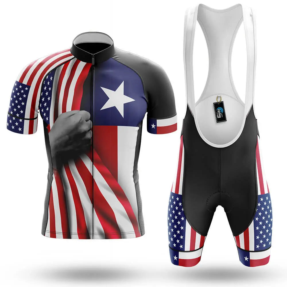 American Flag - Texas - Men's Cycling Kit