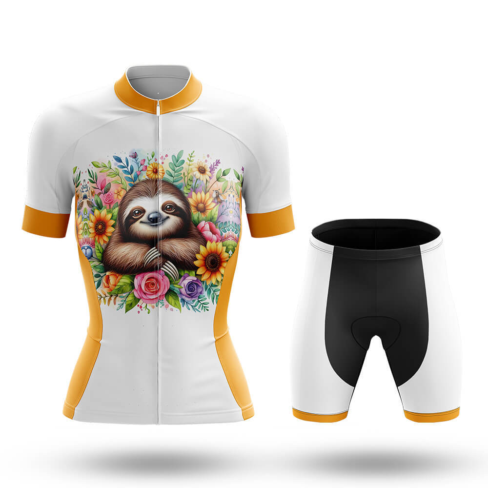 Floral Sloth - Women's Cycling Kit