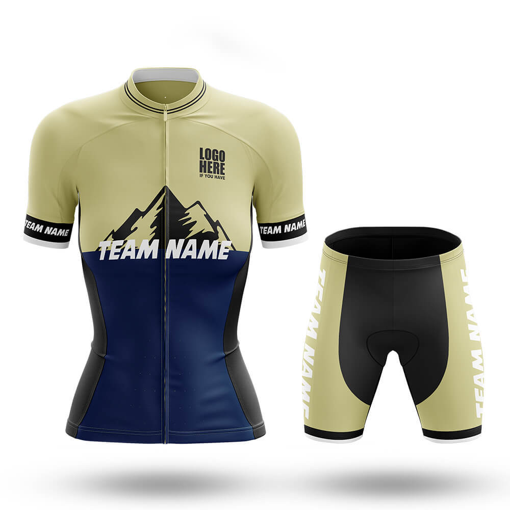 Custom Team Name V3 Navy - Women's Cycling Kit