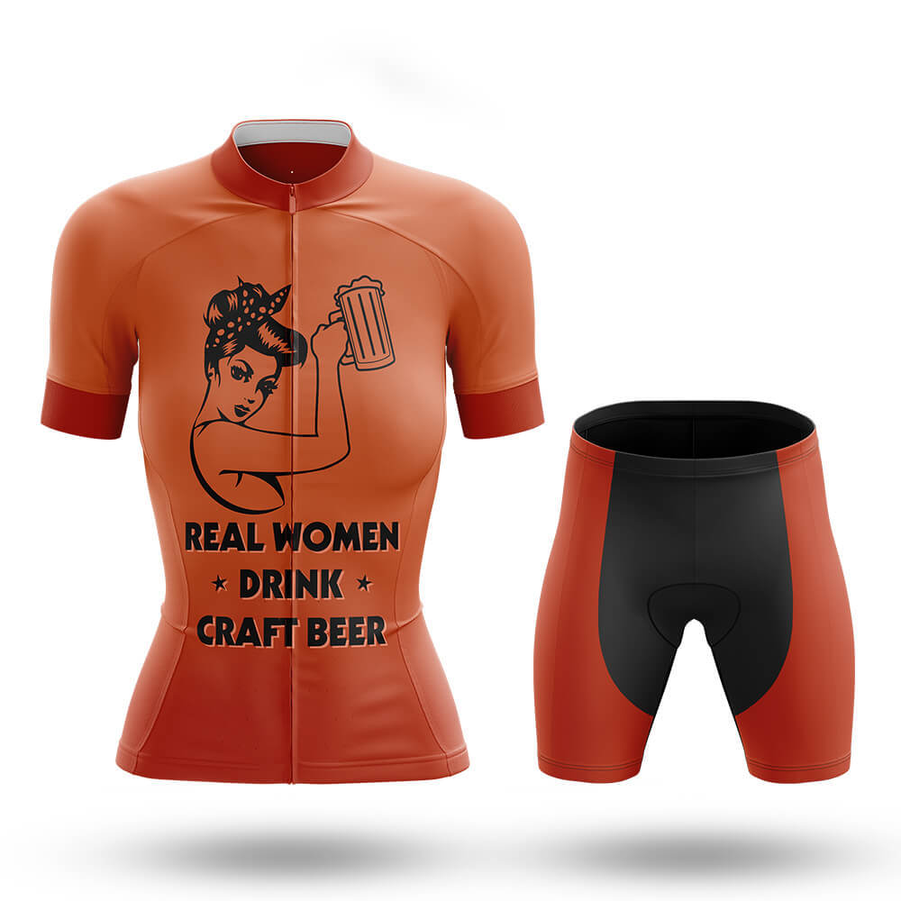 Women Drink Craft Beer - Women's Cycling Kit