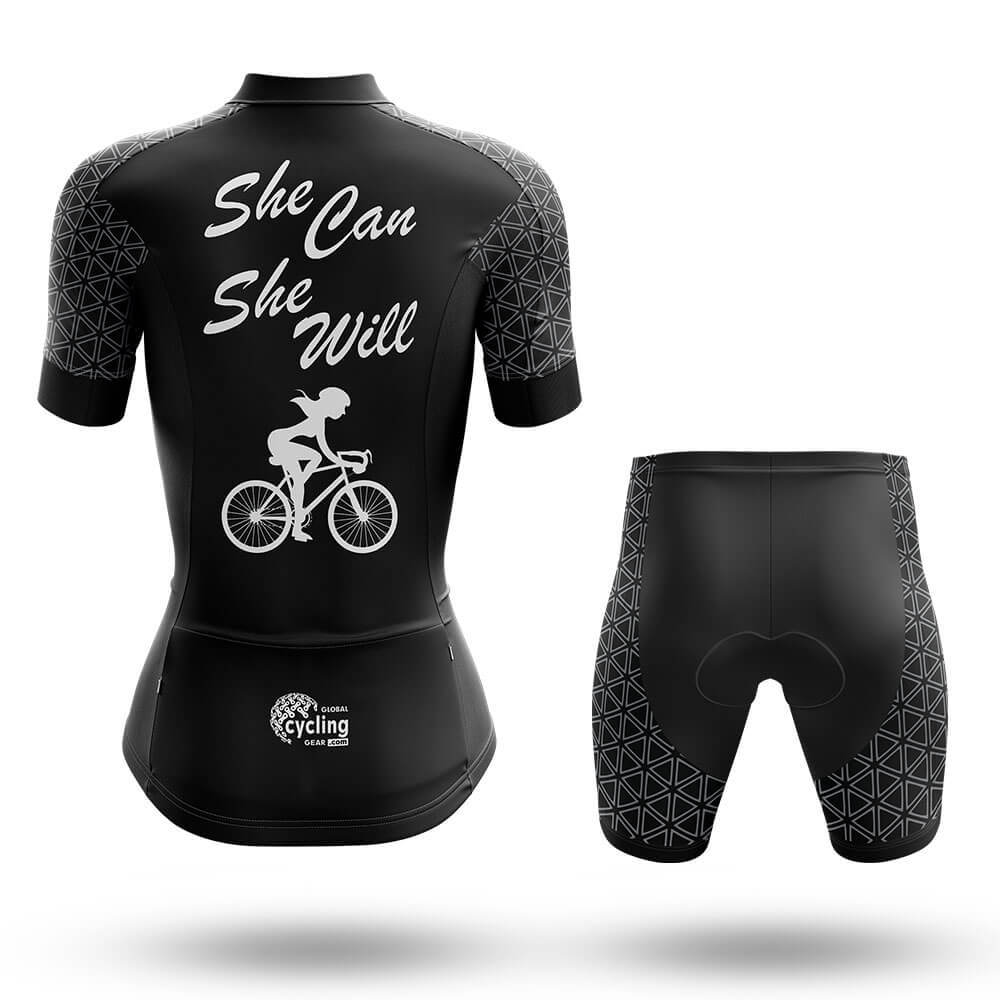 She Can She Will - Women's Cycling Kit