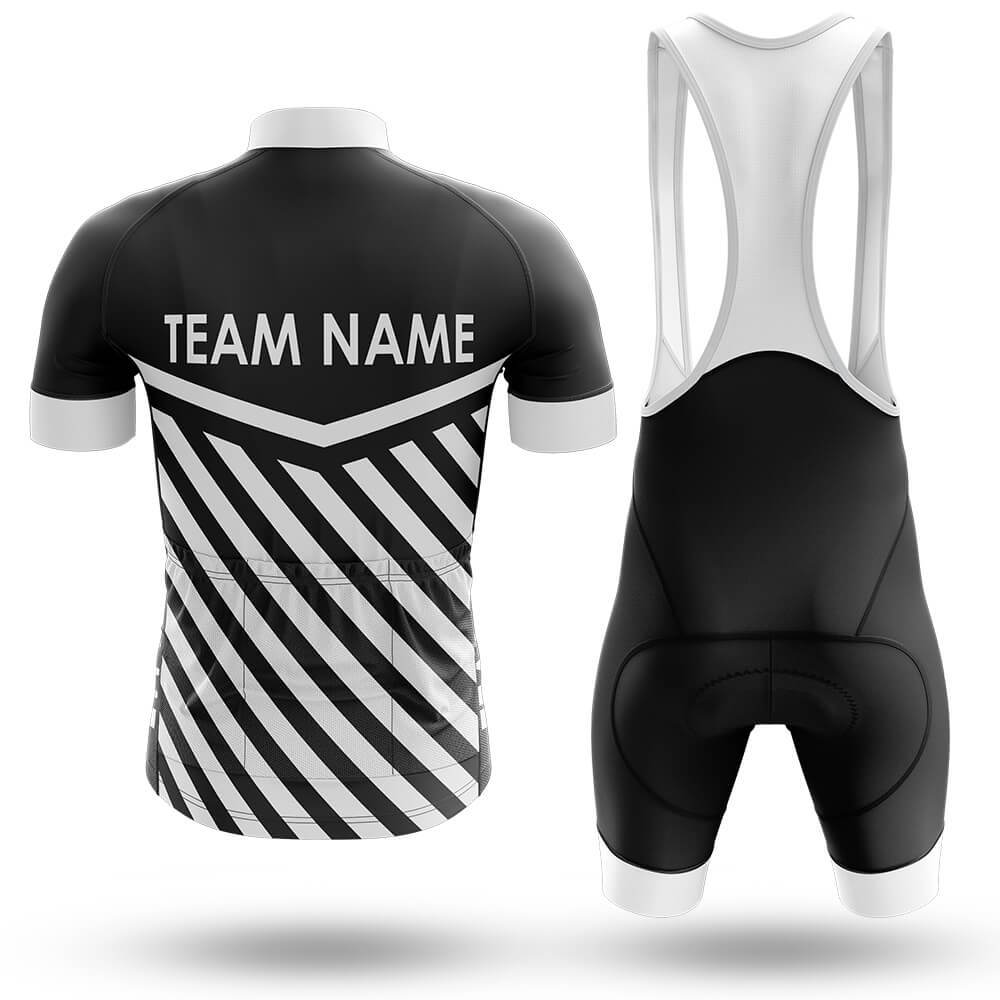 Custom Team Name M3 Black - Men's Cycling Kit