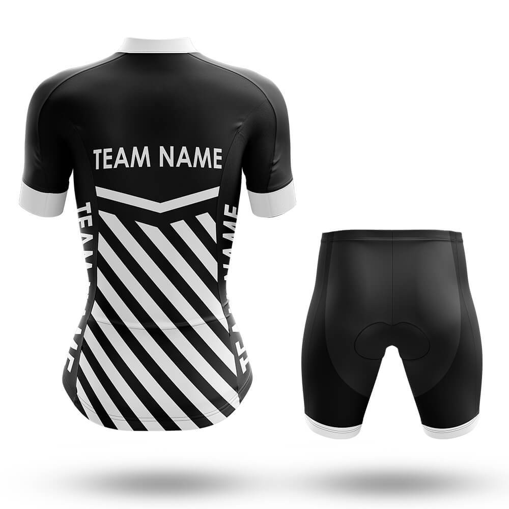 Custom Team Name M3 Black - Women's Cycling Kit