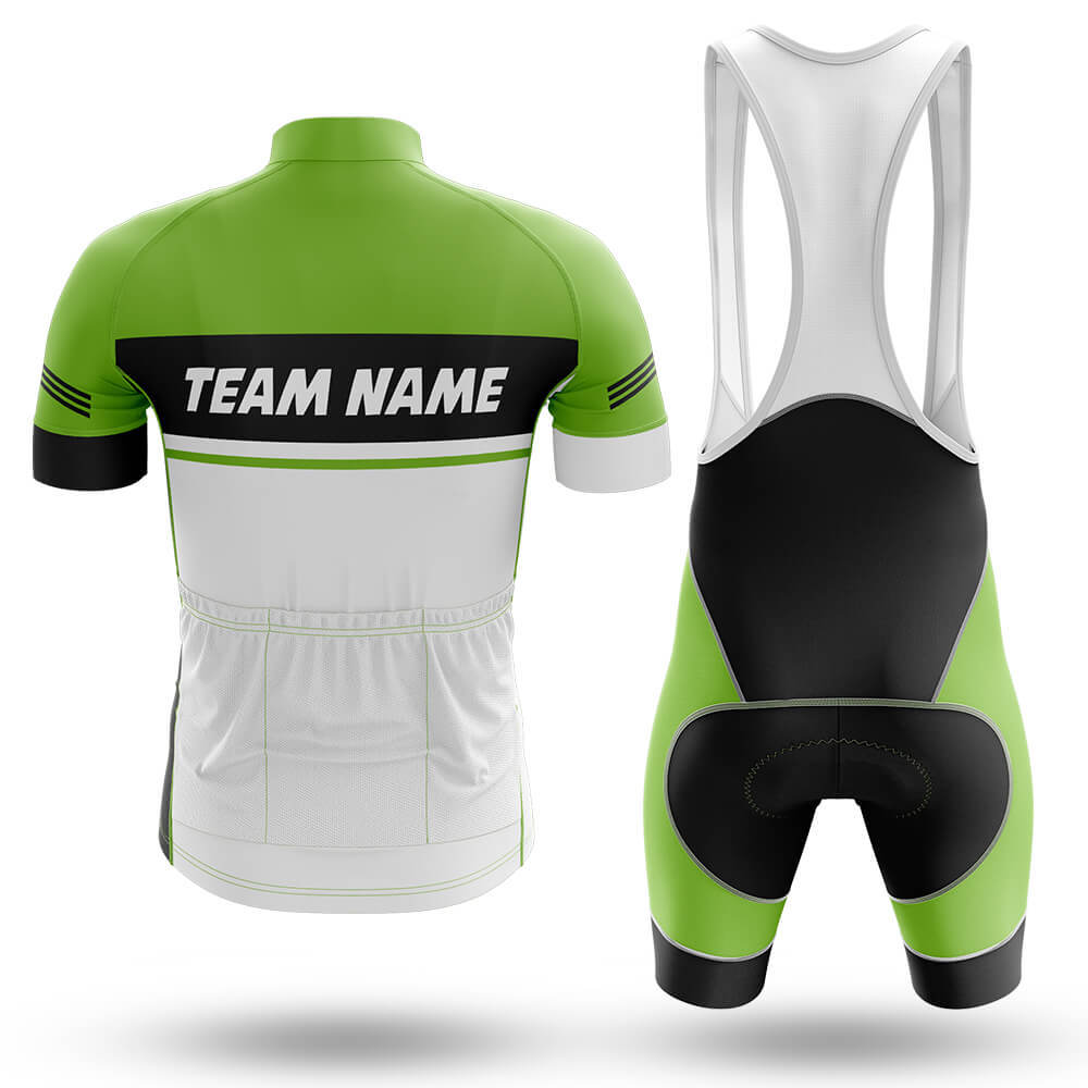 Custom Team Name M1 Green - Men's Cycling Kit