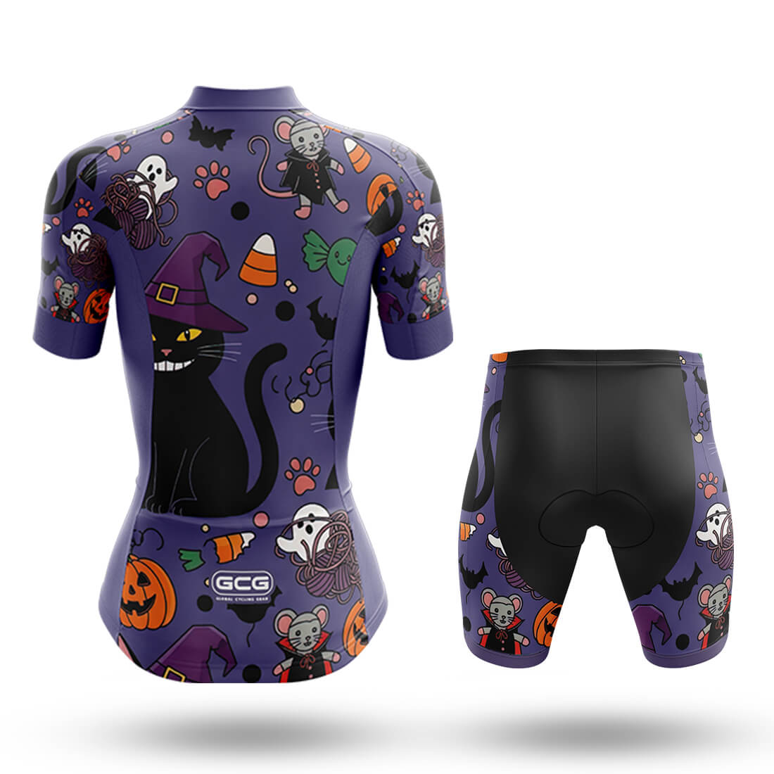 Black Cat Boo - Women's Cycling Kit