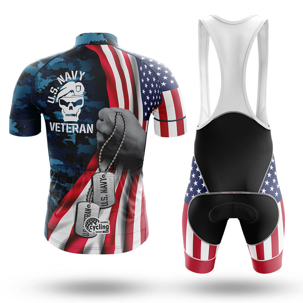 US Navy Veteran Flag - Men's Cycling Kit