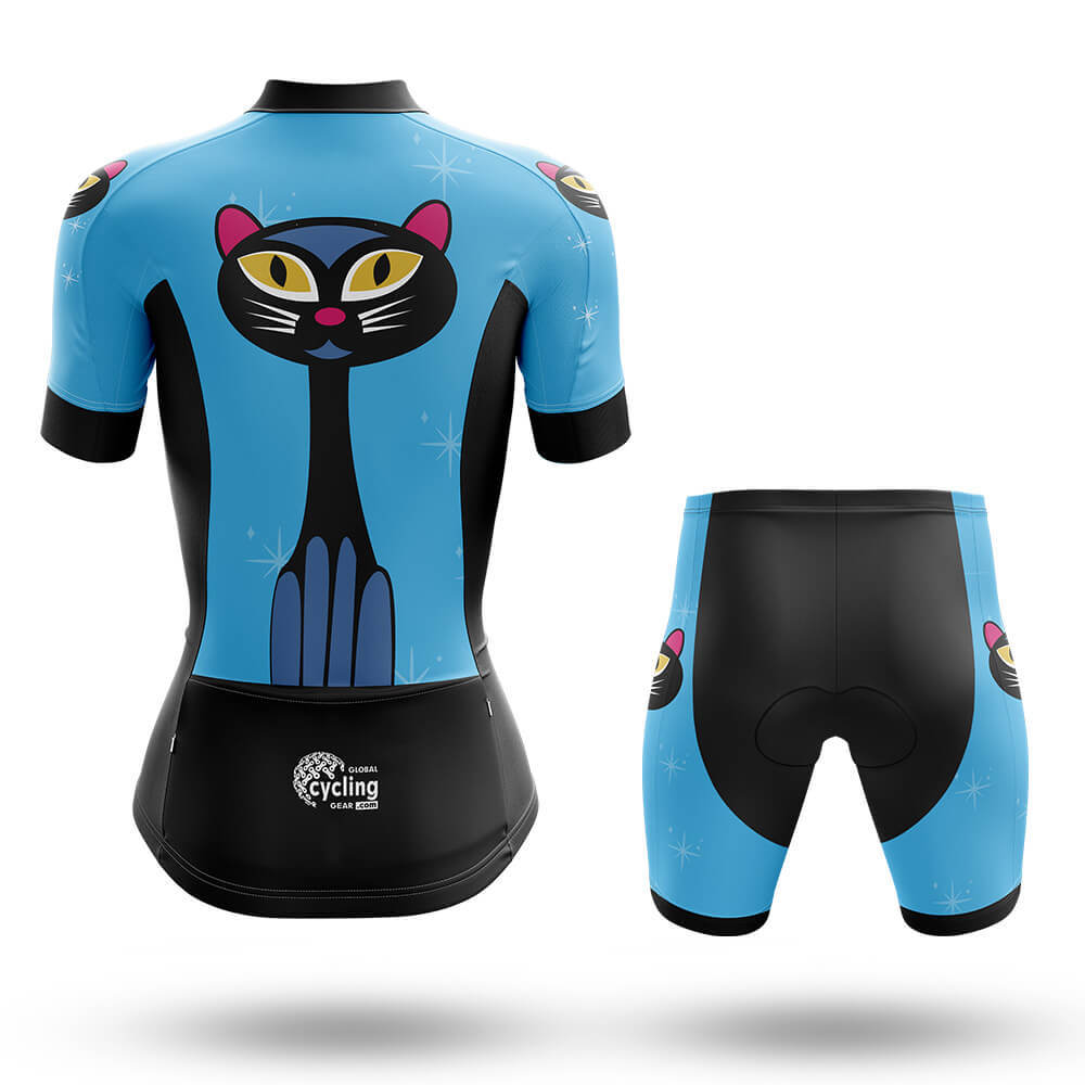 Night Cat Blue - Women's Cycling Kit