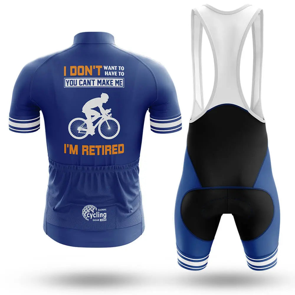 I'm Retired - Navy - Men's Cycling Kit