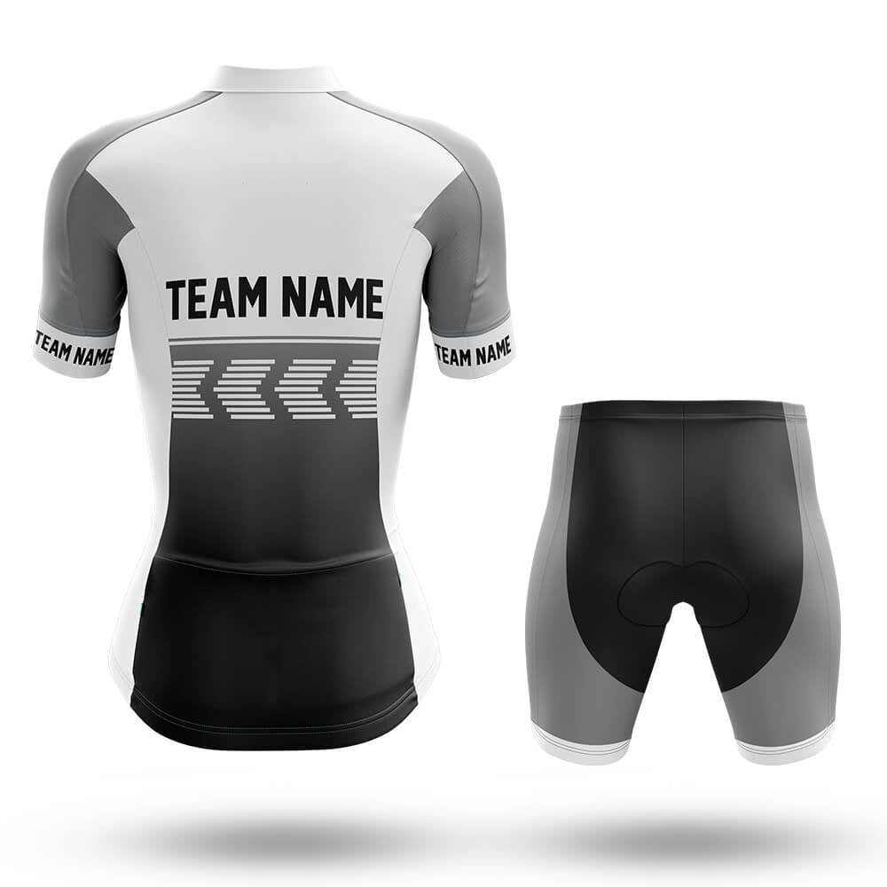 Custom Team Name S4 Grey - Women's Cycling Kit