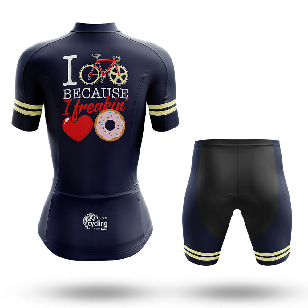 Freaking Love Donut - Women's Cycling Kit