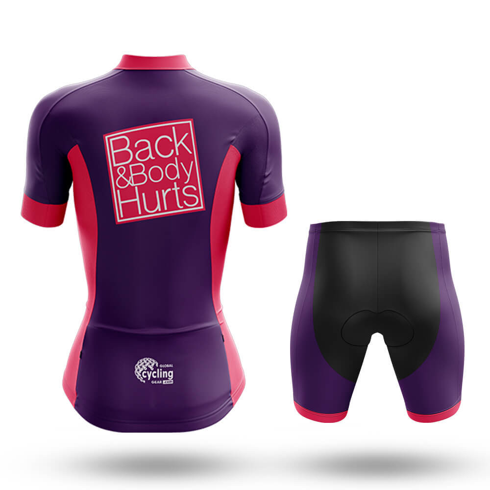 Back & Body Hurts - Women's Cycling Kit