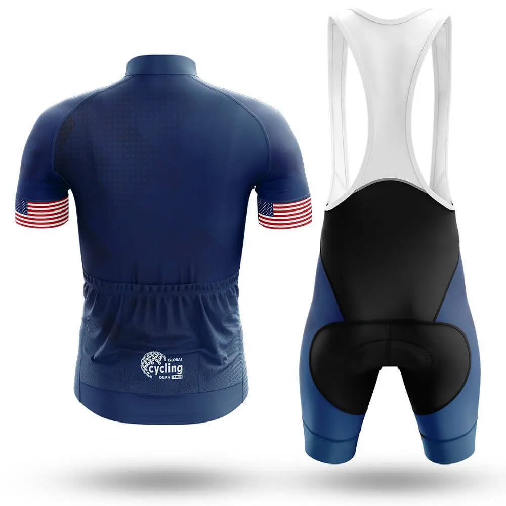 USA V2 - Navy - Men's Cycling Kit