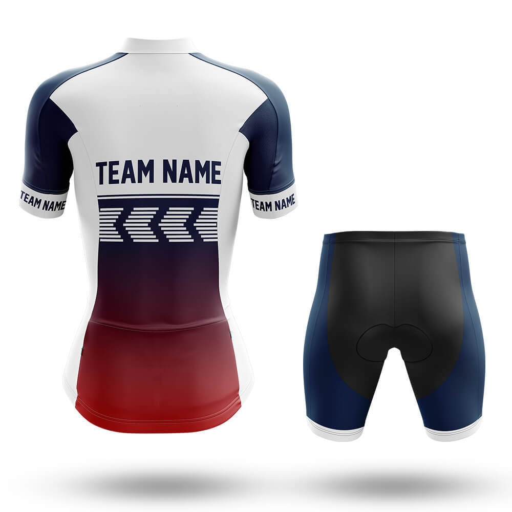 Custom Team Name S4 Navy - Women's Cycling Kit