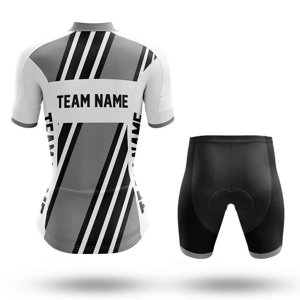 Custom Team Name M5 Grey - Women's Cycling Kit