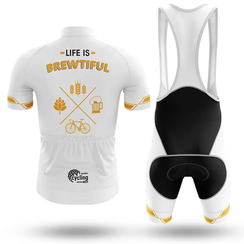 Brewtiful - White - Men's Cycling Kit