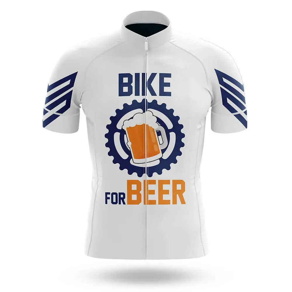 Bike For Beer V3 - White - Men's Cycling Kit