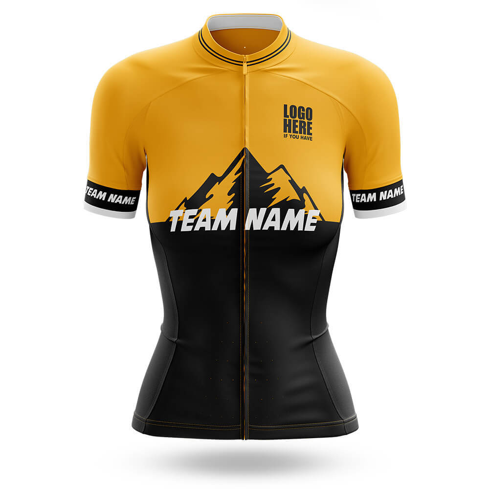 Custom Team Name V3 Black - Women's Cycling Kit