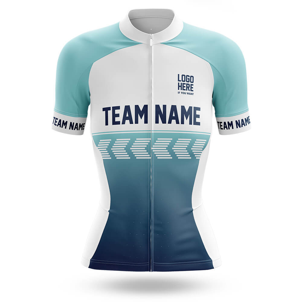 Custom Team Name S4 Blue - Women's Cycling Kit