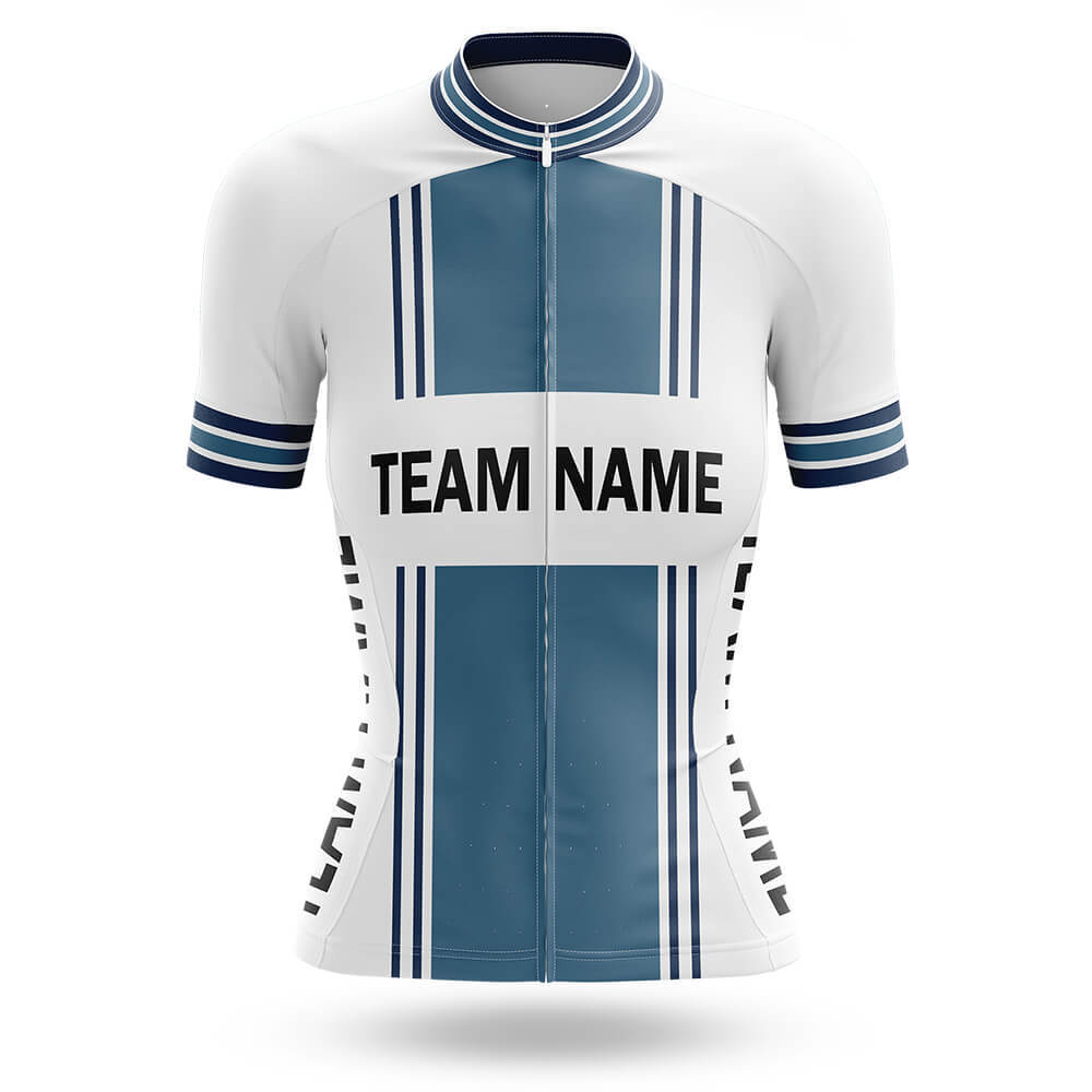 Custom Team Name M4 Blue - Women's Cycling Kit
