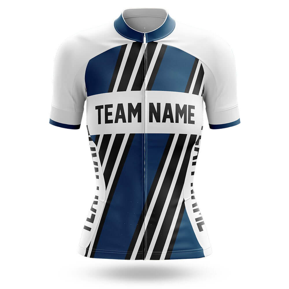 Custom Team Name M5 Navy - Women's Cycling Kit