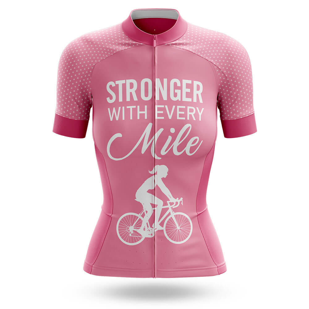 Stronger With Every Mile - Women's Cycling Kit