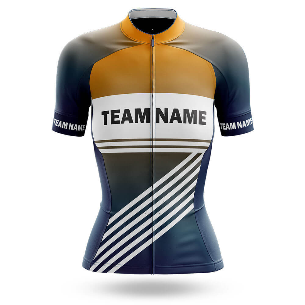Custom Team Name S3 Yellow - Women's Cycling Kit