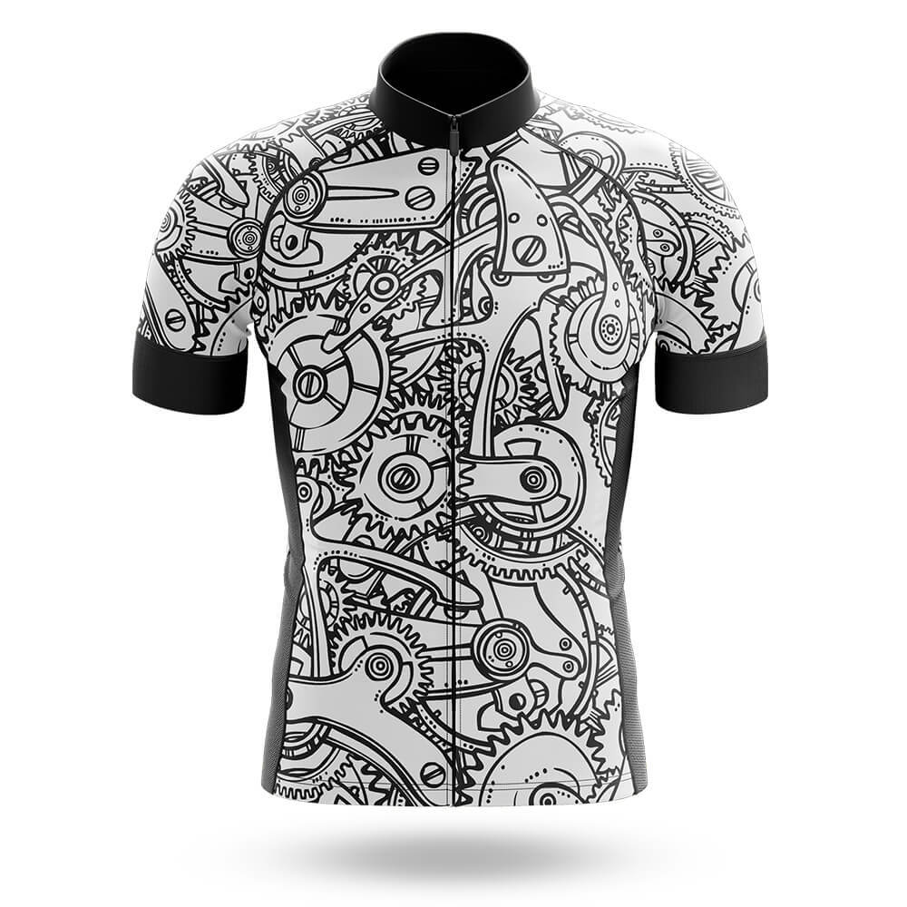 Black White Gears - Men's Cycling Kit