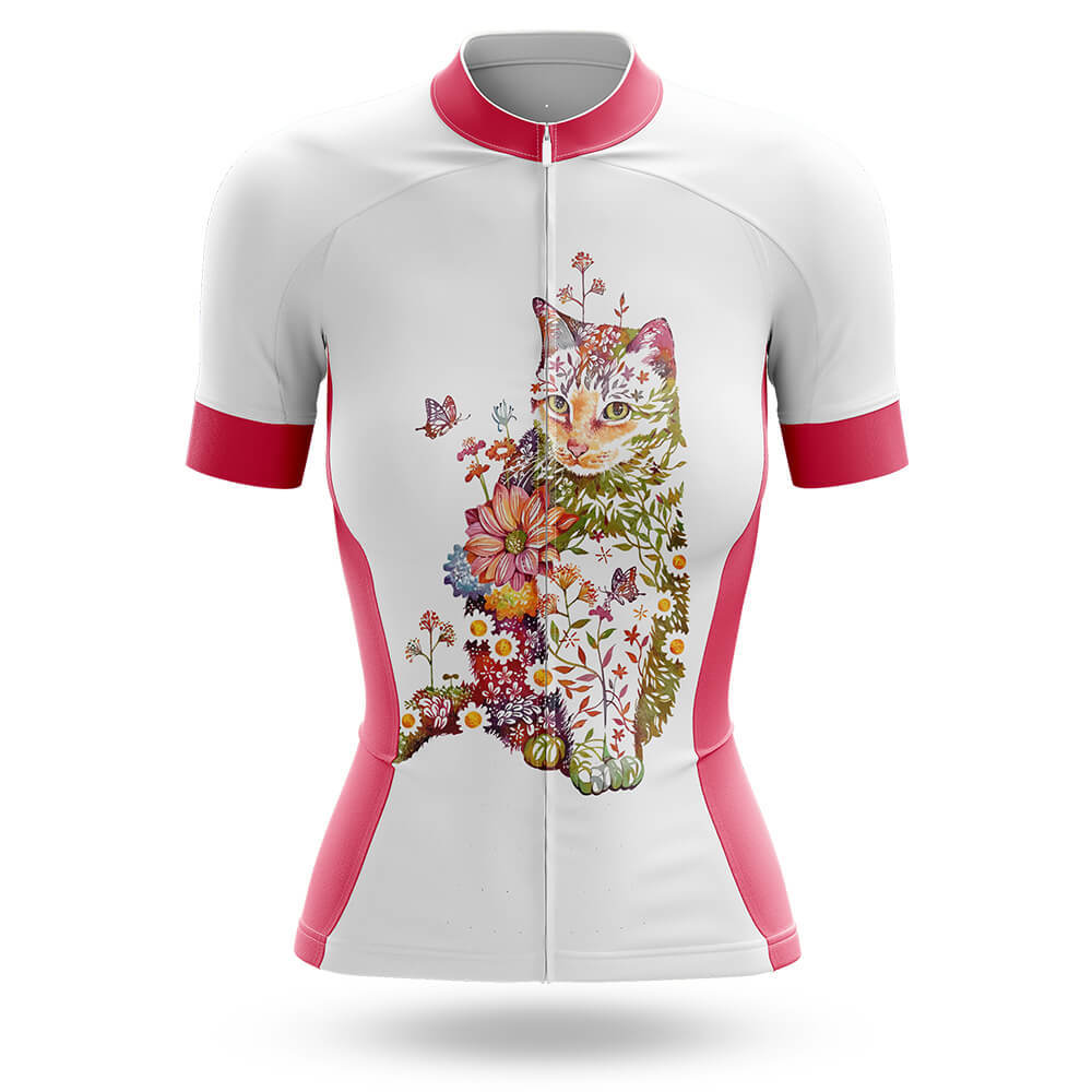 Floral Cat - Women's Cycling Kit