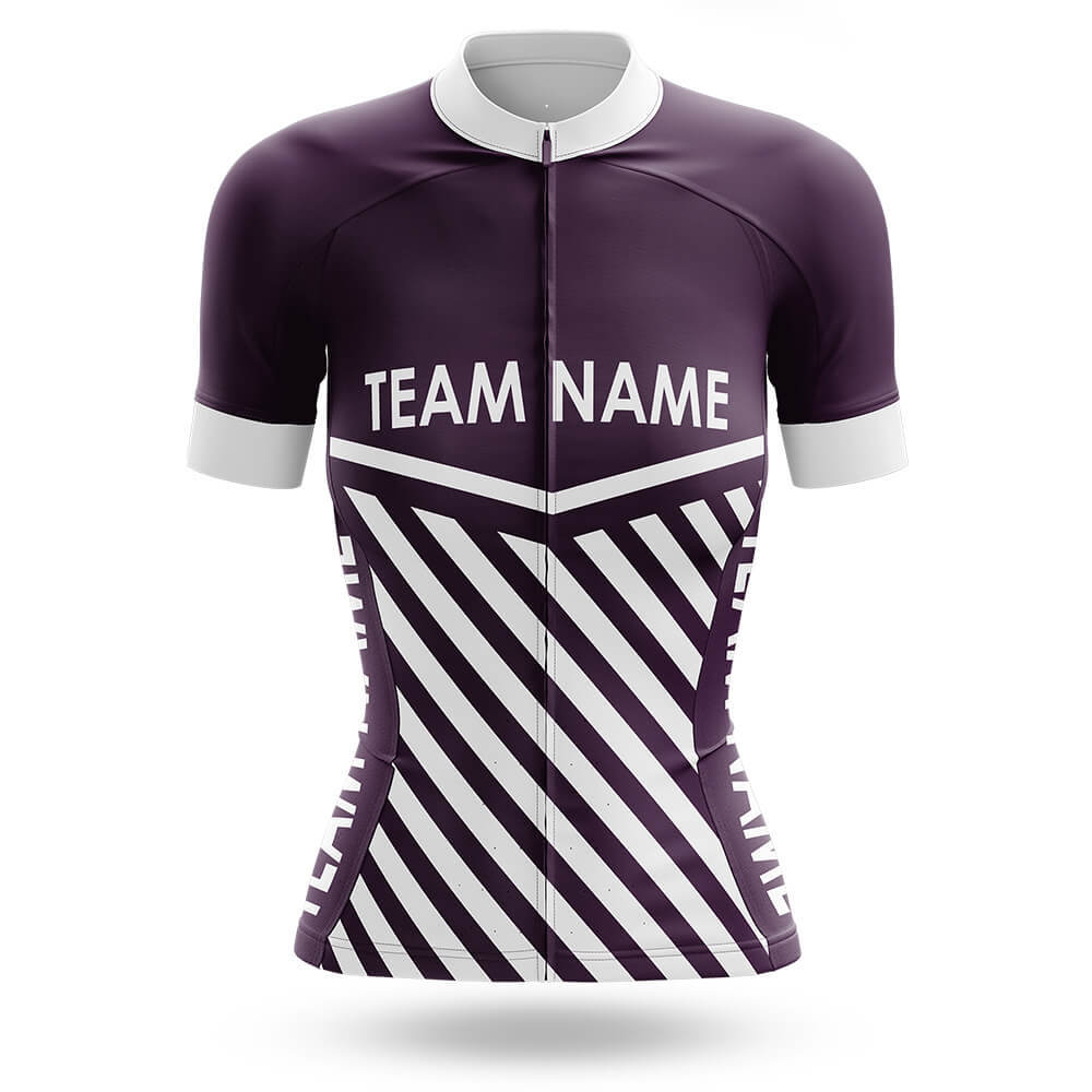 Custom Team Name M3 Dark Purple - Women's Cycling Kit