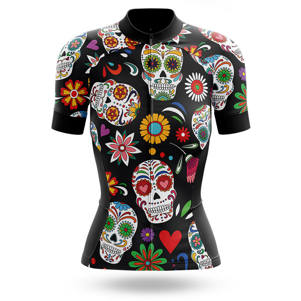 Colorful Sugar Skulls - Women's Cycling Kit