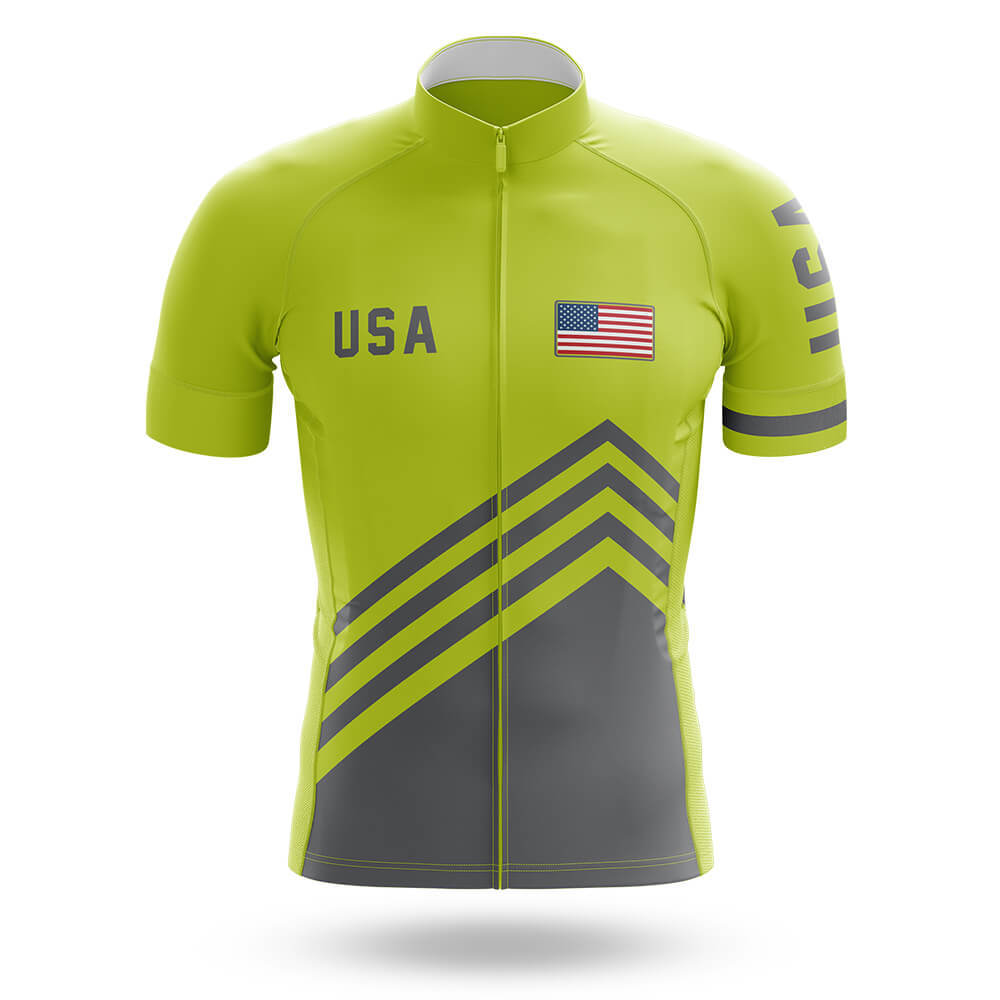 USA S4 Lime Green - Men's Cycling Kit
