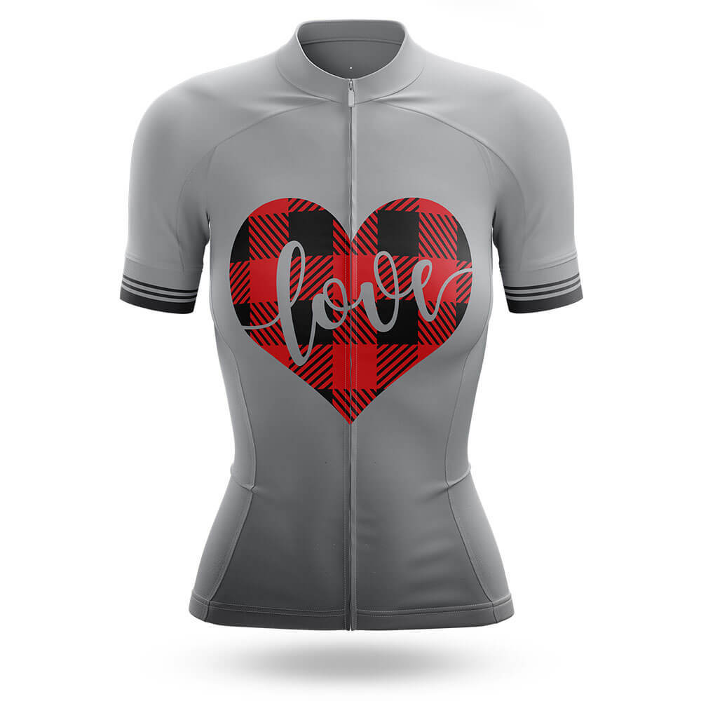Red Plaid Valentine - Women's Cycling Kit