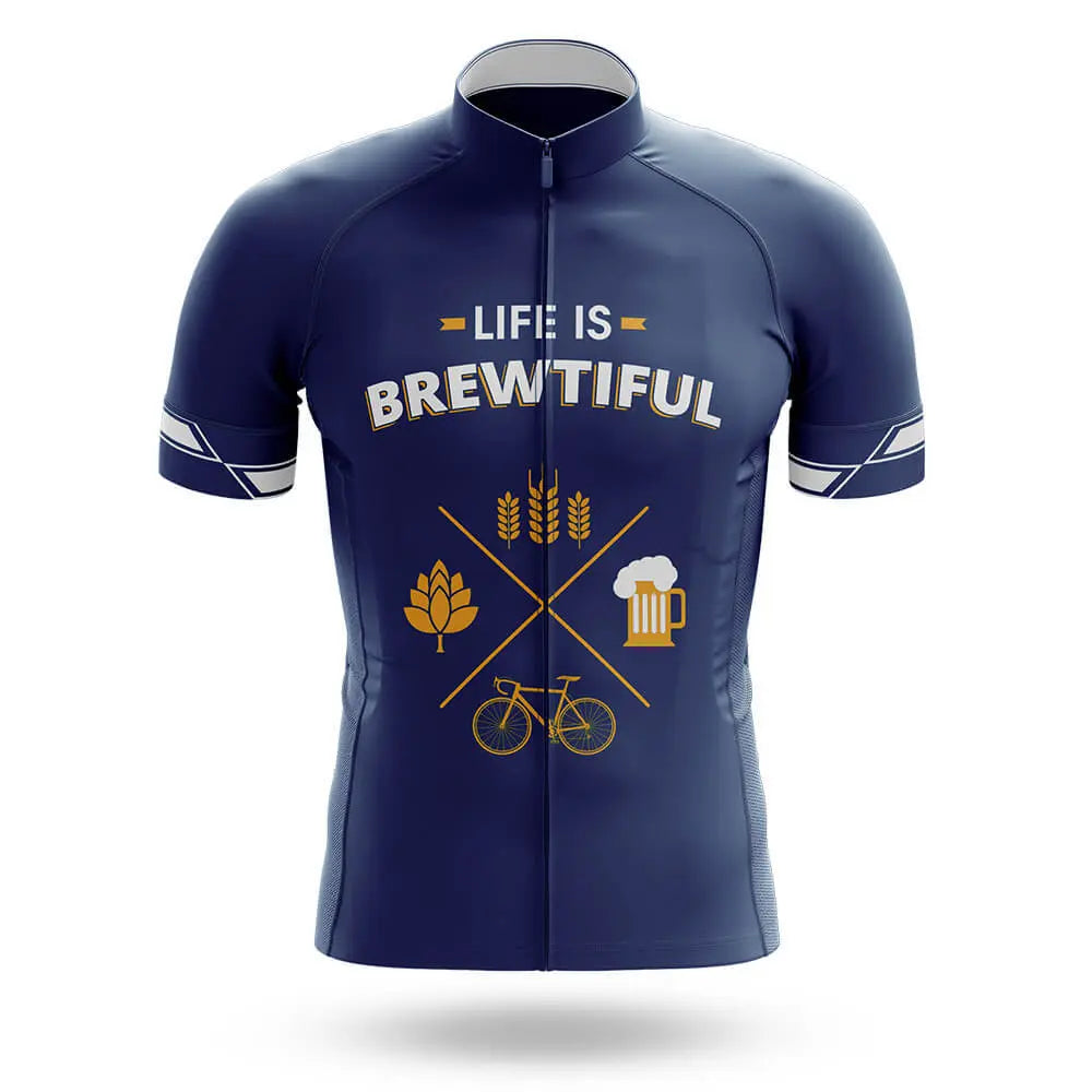 Brewtiful - Navy - Men's Cycling Kit