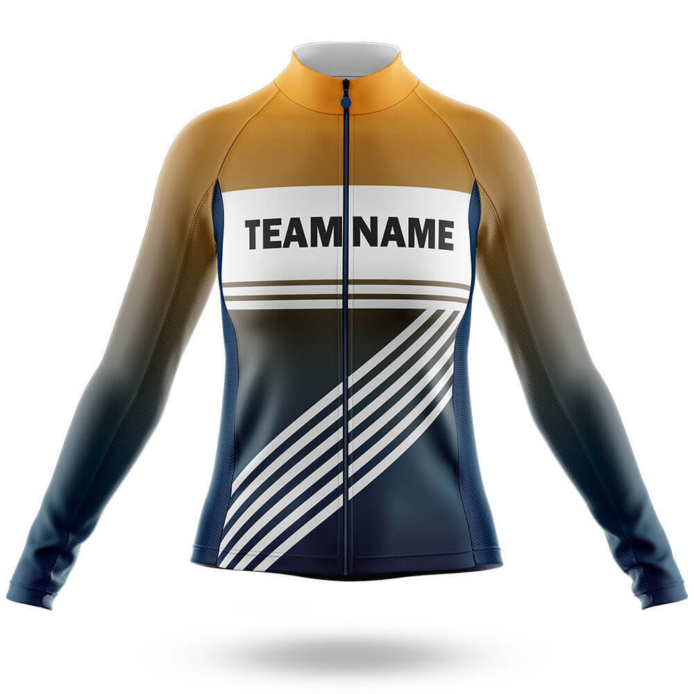 Custom Team Name S3 Yellow - Women's Cycling Kit