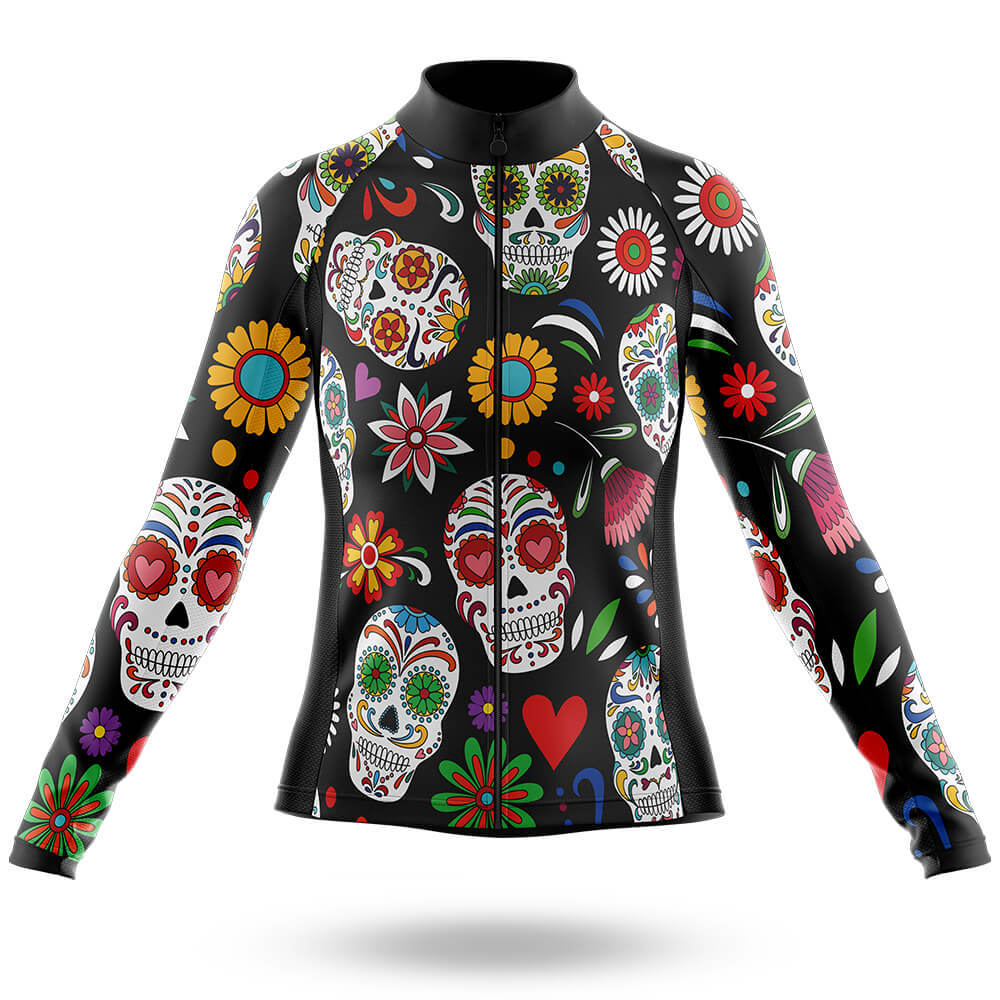 Colorful Sugar Skulls - Women's Cycling Kit