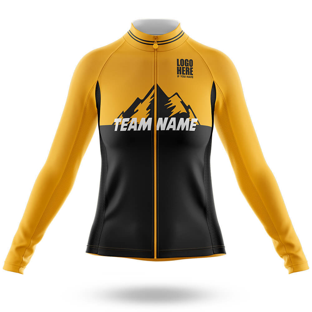 Custom Team Name V3 Black - Women's Cycling Kit