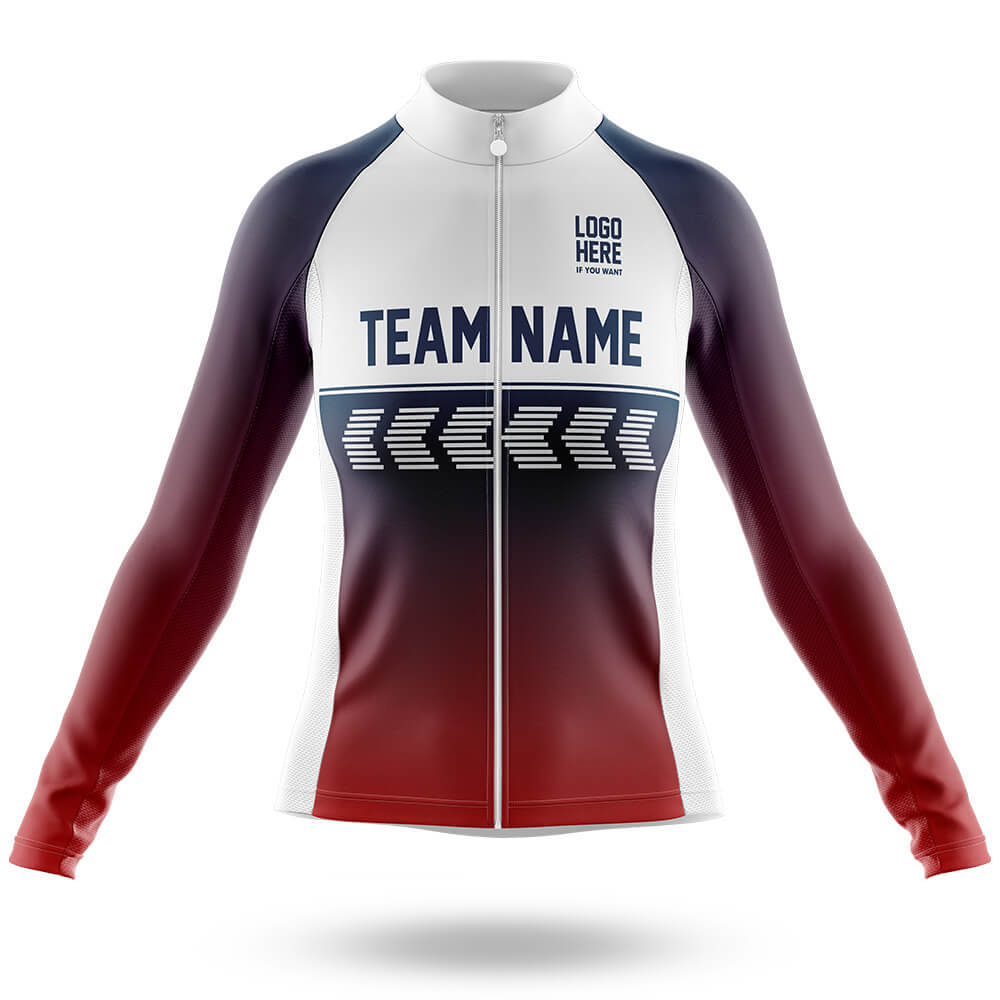 Custom Team Name S4 Navy - Women's Cycling Kit
