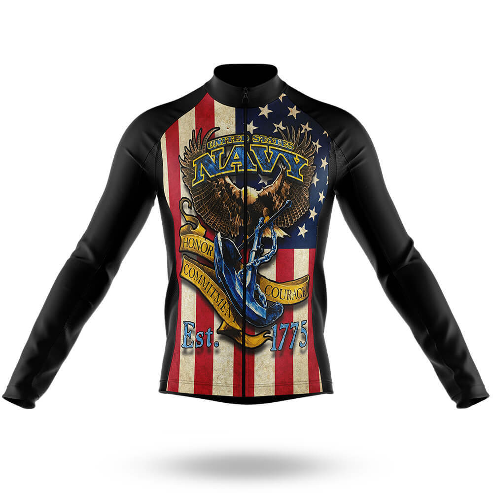 Retro Navy - Men's Cycling Kit