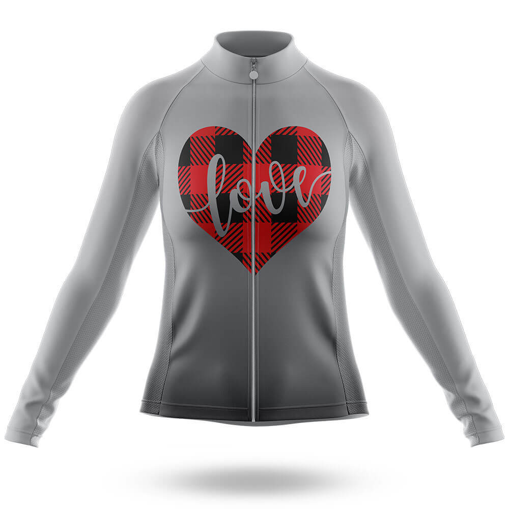 Red Plaid Valentine - Women's Cycling Kit