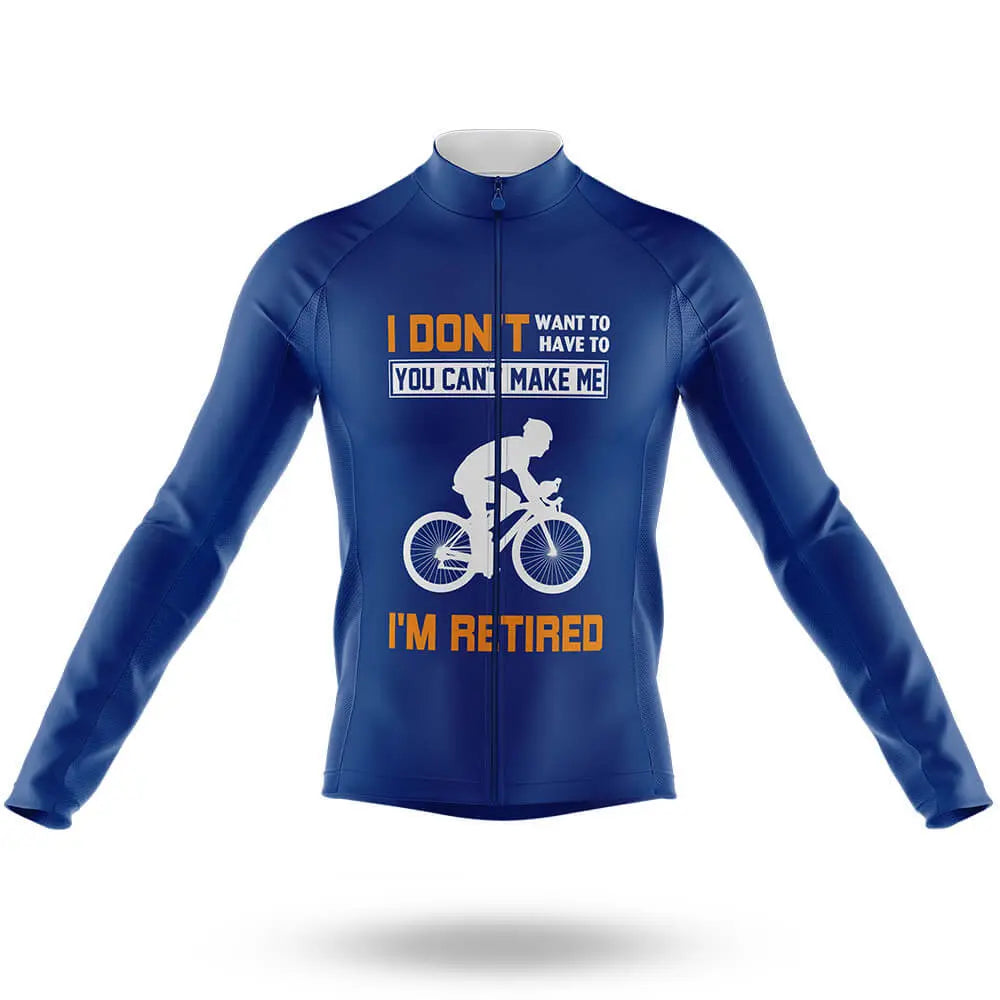 I'm Retired - Navy - Men's Cycling Kit